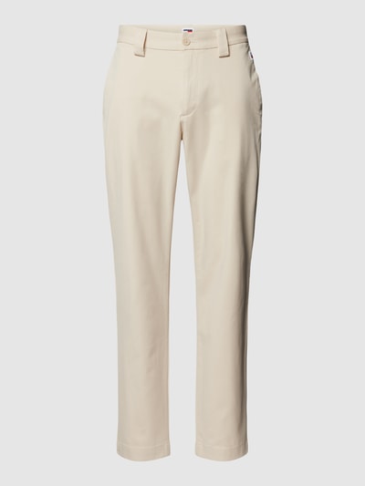 Tommy Jeans Chino mit Label-Detail Beige 2