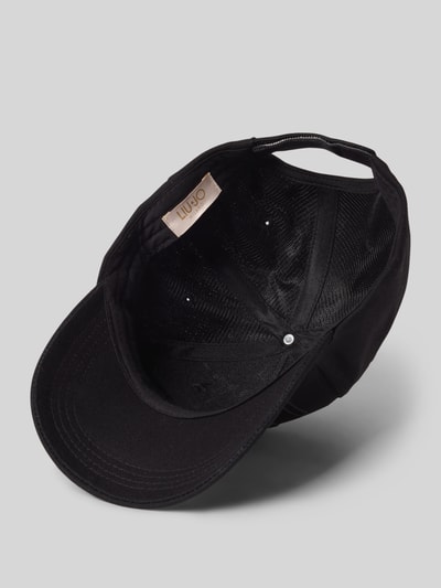 Liu Jo White Basecap mit Label-Stitching Black 2