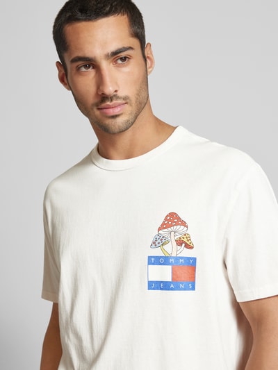 Tommy Jeans T-Shirt mit Statement-Print Offwhite 3