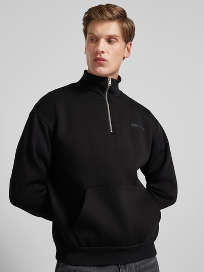 REVIEW Sweatshirt met opstaande kraag Zwart - 3