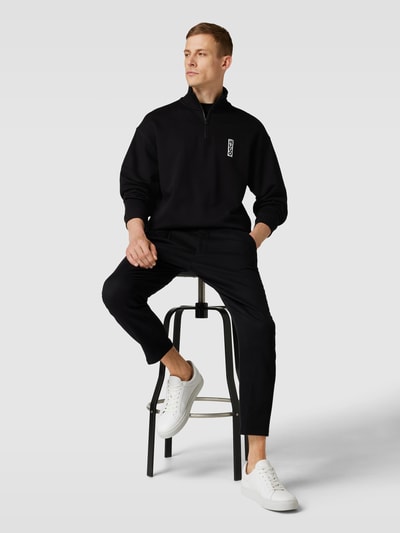 HUGO Sweatshirt mit Stehkragen Modell 'Dutzagata' Black 1