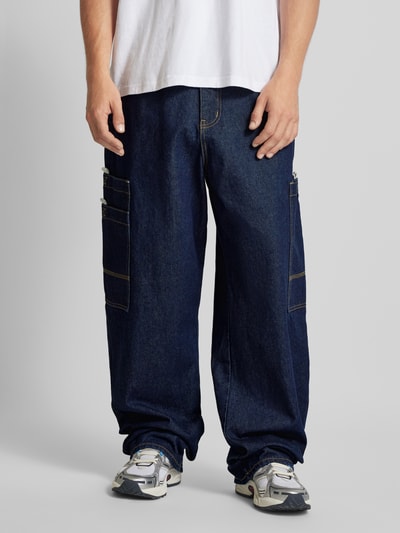 REVIEW Super baggy jeans met cargozakken Zwart - 4