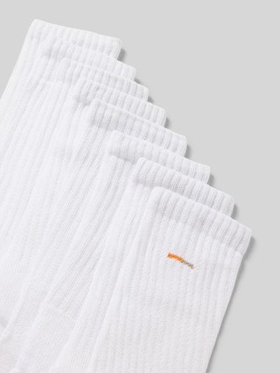 camano Socken mit Label-Print Weiss 2