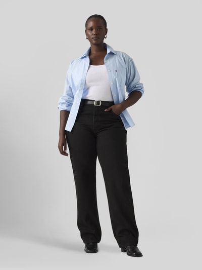 Levi's® 300 relaxed fit jeans van puur katoen in 5-pocketmodel Zwart - 6