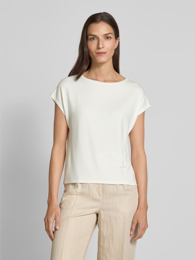 Someday T-Shirt mit Kappärmeln Modell 'Kamie' Offwhite 4