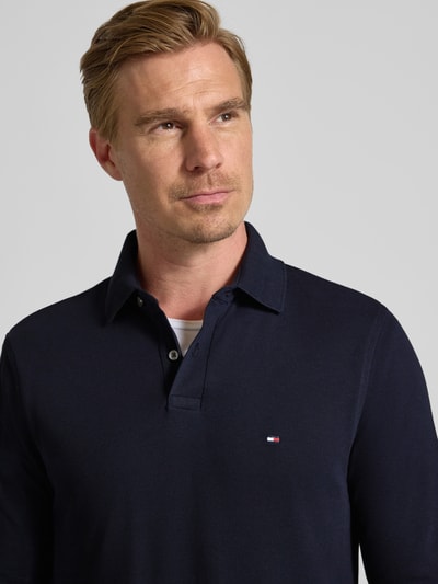 Tommy Hilfiger Regular Fit Poloshirt aus Baumwoll-Mix Marine 3
