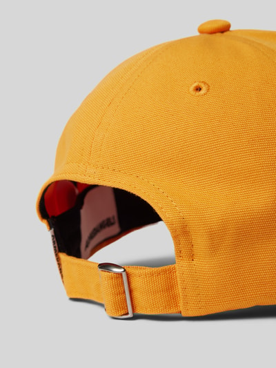 Armedangels Basecap mit Label-Stitching Modell 'YENAAS' Orange 3