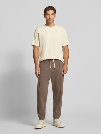Armani Exchange Sweatpants aus reiner Baumwolle Modell 'Panteloni' Beige 1