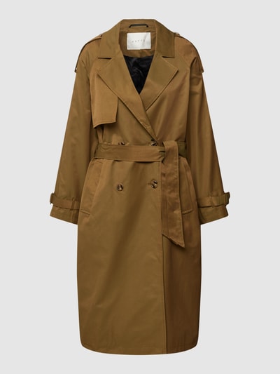 Kaffe Trenchcoat mit Reverskragen Modell 'Lena' Khaki 2