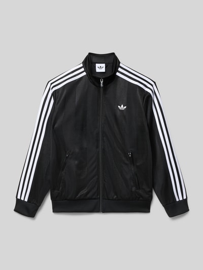 adidas Originals Loose Fit Trainingsjacke mit Reißverschluss Black 1