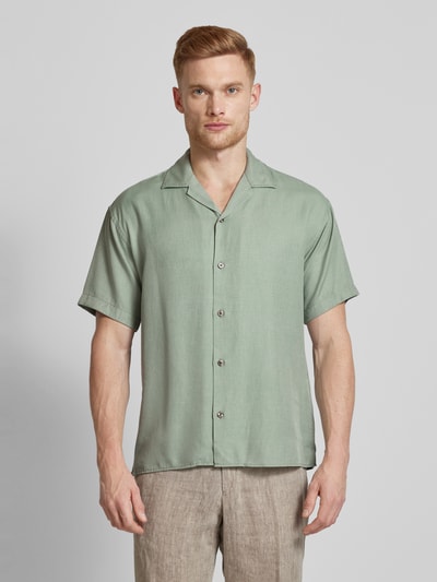 Jack & Jones Premium Koszula casualowa z listwą guzikową model ‘AARON’ Limonkowy 4