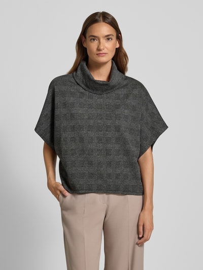 Apricot T-Shirt mit Rollkragen Anthrazit 4