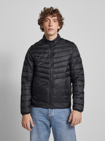 Jack & Jones Steppjacke mit Stehkragen Modell 'SPRINT' Black 4