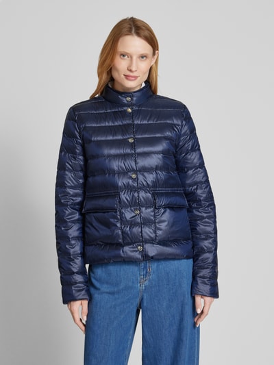 Lauren Ralph Lauren Steppjacke mit Druckknopfleiste Dunkelblau 4