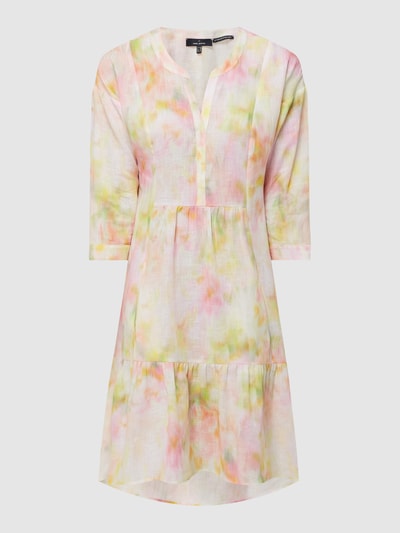 HECHTER PARIS Midi-jurk van linnen Neonroze - 2