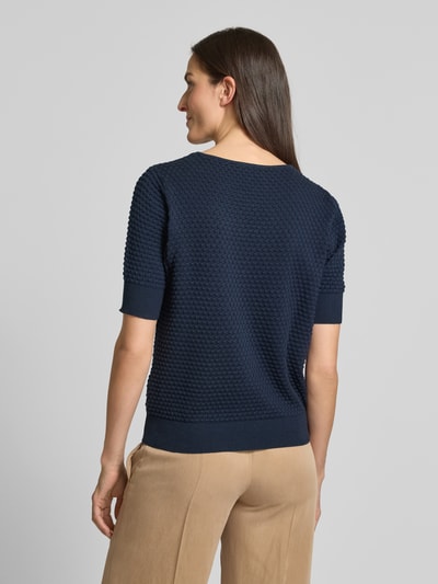 FREE/QUENT Strickpullover mit 1/2-Ärmel Modell 'Dodo' Marine 5