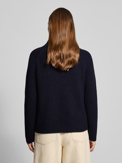 Drykorn Strickpullover mit Stehkragen Modell 'ARWEN' Marine 5