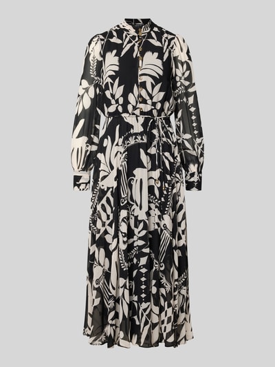 Forever New Avondjurk met opstaande kraag, model 'Annabel' Zwart - 2