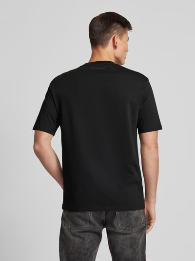 Karl Lagerfeld T-Shirt mit Label-Print Black 5