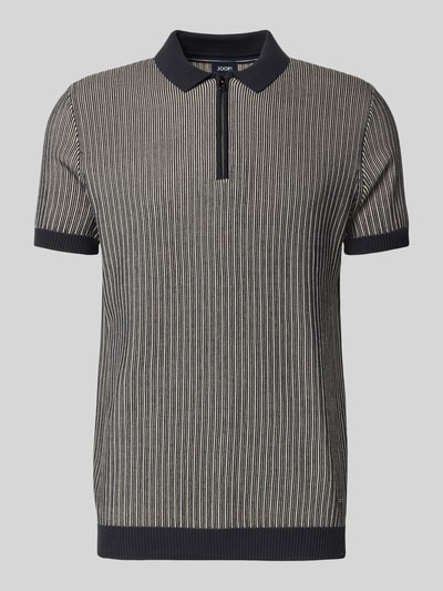 JOOP! Collection Slim Fit Poloshirt in Strick-Optik Modell 'Simeono' Marine 2