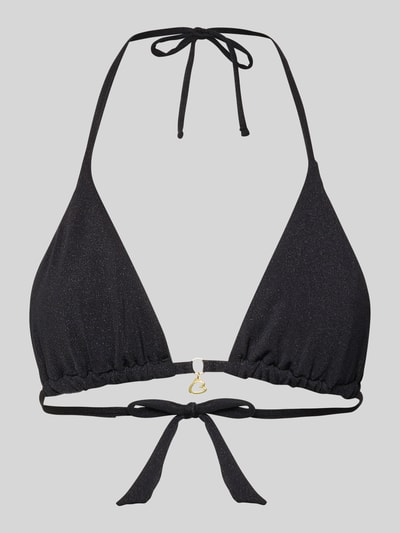 Banana Moon Bikini trójkątne z wiązaniem model ‘RICO LIGHTGLITTER’ Czarny 1