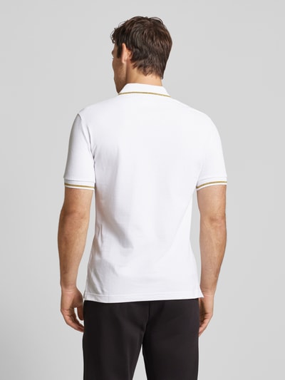 Versace Jeans Couture Poloshirt met labelstitching Wit - 5