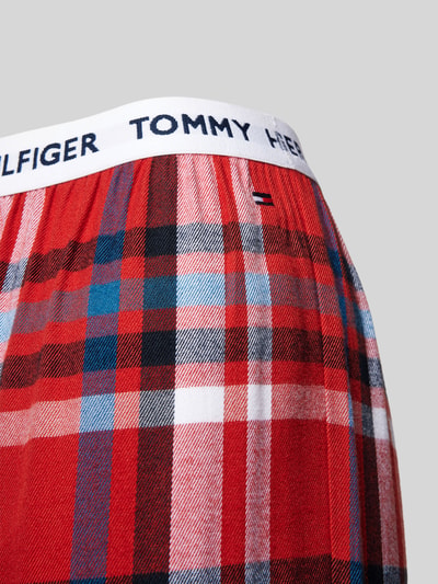 TOMMY HILFIGER Pyjamabroek met elastische band Rood - 2