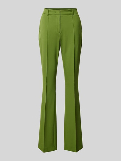 Christian Berg Woman Selection Bootcut pantalon met vaste persplooien Groen - 2