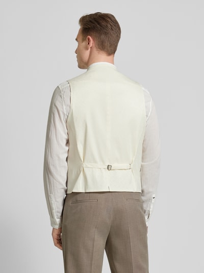 BOSS Gilet met paspelzakken, model 'Jasper' Beige - 5