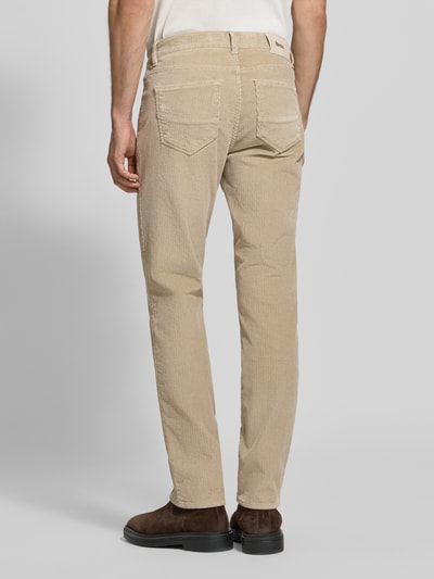 Brax Straight Fit Cordhose aus Baumwoll-Mix Modell 'Mythos Flex Cord' Kitt 5
