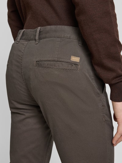 BOSS Orange Slim Fit Chino mit Gesäßtaschen Beige 3