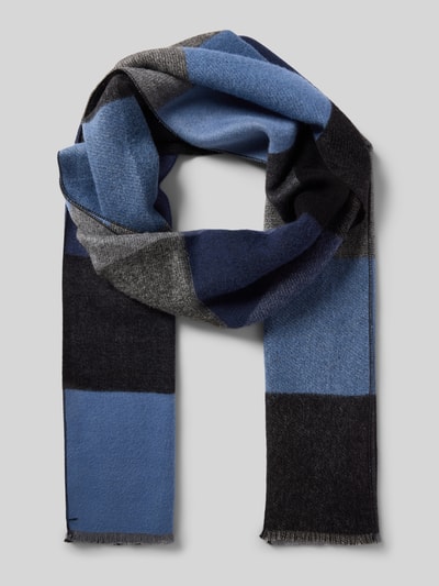 Christian Berg Men Szal z wystrzępieniami Granatowy 1