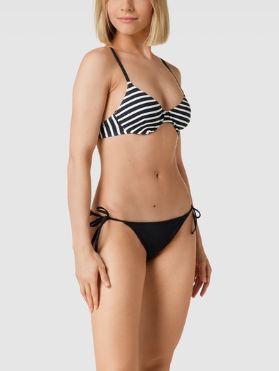 Esprit Top bikini ze wzorem w paski model ‘RCS pad. bra’ Czarny 1