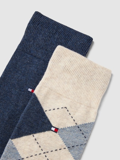 Tommy Hilfiger Socken in meliertem Design im 2er-Pack Ecru Melange 2