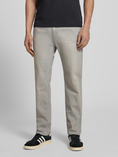 HUGO Blue Slim Fit Jeans aus Baumwoll-Mix Modell 'ASH' Hellgrau 4