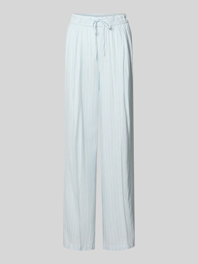 s.Oliver RED LABEL Relaxed Fit Weite Hose aus Leinen-Viskose-Mix Hellblau 2