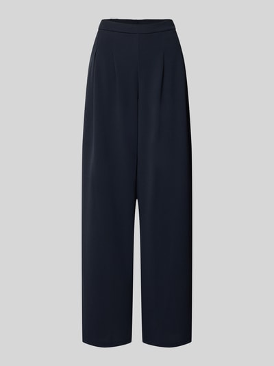ONLY broek met persplooien en steekzakken Marineblauw - 1