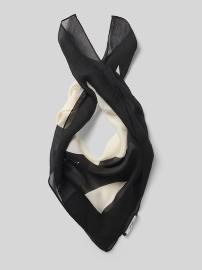 Someday Schal mit Label-Print Black 1