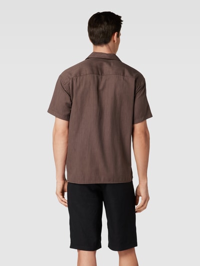 Jack & Jones Premium Freizeithemd mit Reverskragen Modell 'JUDE' Dunkelbraun 5
