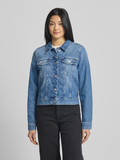 Tommy Hilfiger Slim Fit Jeansjacke aus Baumwoll-Mix Jeansblau 4