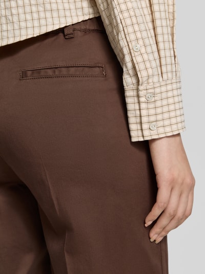 Raphaela By Brax Culotte mit Eingrifftaschen Modell 'Peggy' Mittelbraun Mel 3