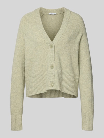 OPUS Strickjacke mit V-Ausschnitt Modell 'Dassi' Mint 2