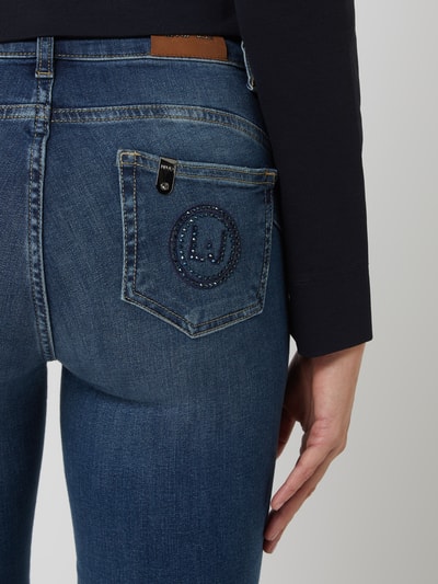 Liu Jo White High Waist Jeans mit Stretch-Anteil  Jeansblau 3