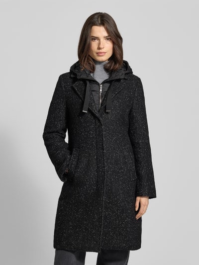 s.Oliver RED LABEL Regular Fit Wollmantel mit abnehmbarem Innenkragen Black 4