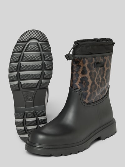 Tamaris Rubberen laarzen met gevoerde schacht  Donkerbruin - 4