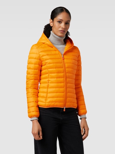 SAVE THE DUCK Steppjacke mit Label-Badge Modell 'DAISY' Orange 4