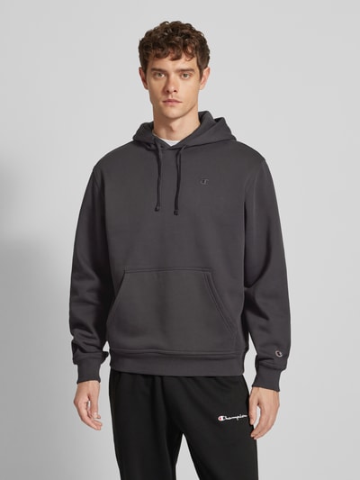 CHAMPION Hoodie mit Logo-Patch Anthrazit 4