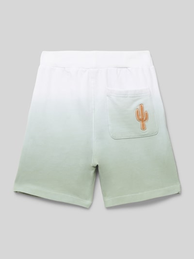 Name It Regular fit sweatshorts met steekzakken, model 'HAKKI' Lichtgrijs - 3