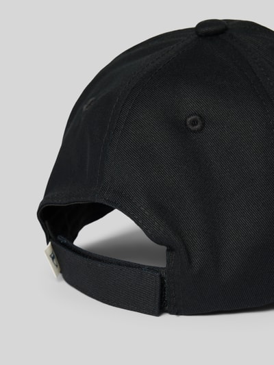 Knowledge Cotton Apparel Basecap mit Motiv-Stitching Black 3