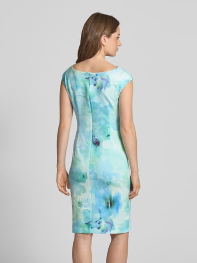 Swing Sukienka koktajlowa o długości do kolan z rozcięciem Oceaniczny 5